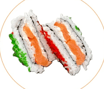 Sushi Lachs Sandwich